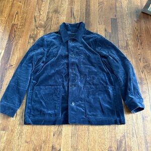 banana republic chore jacket xl navy blue